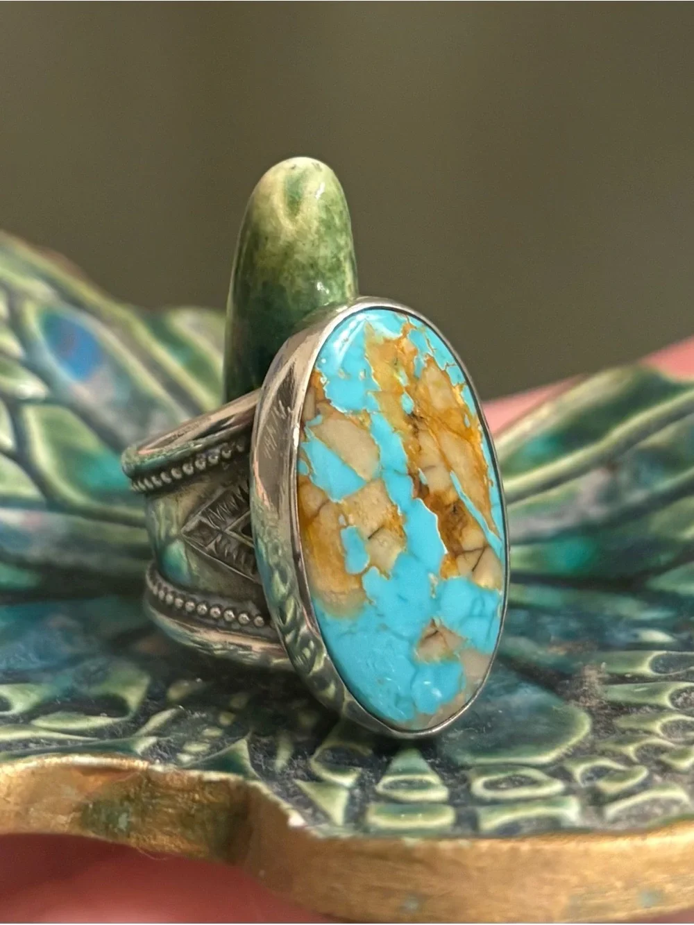 Moon Pilgrim Bohemian Pilgrim Turquoise and sterling Silver Ring